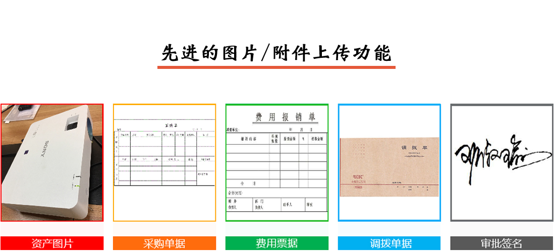 固定資產(chǎn)管理系統(tǒng)先進(jìn)的圖片附件上傳功能